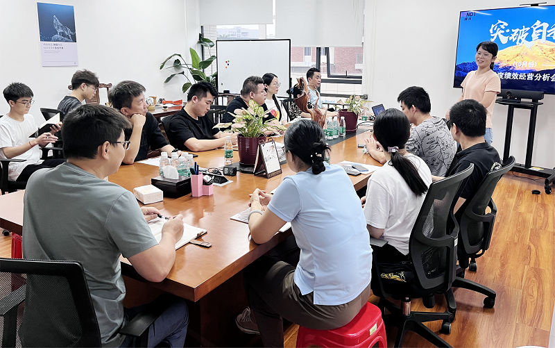 洞察過去，啟迪未來：微視光電舉行10月月度績效分析會